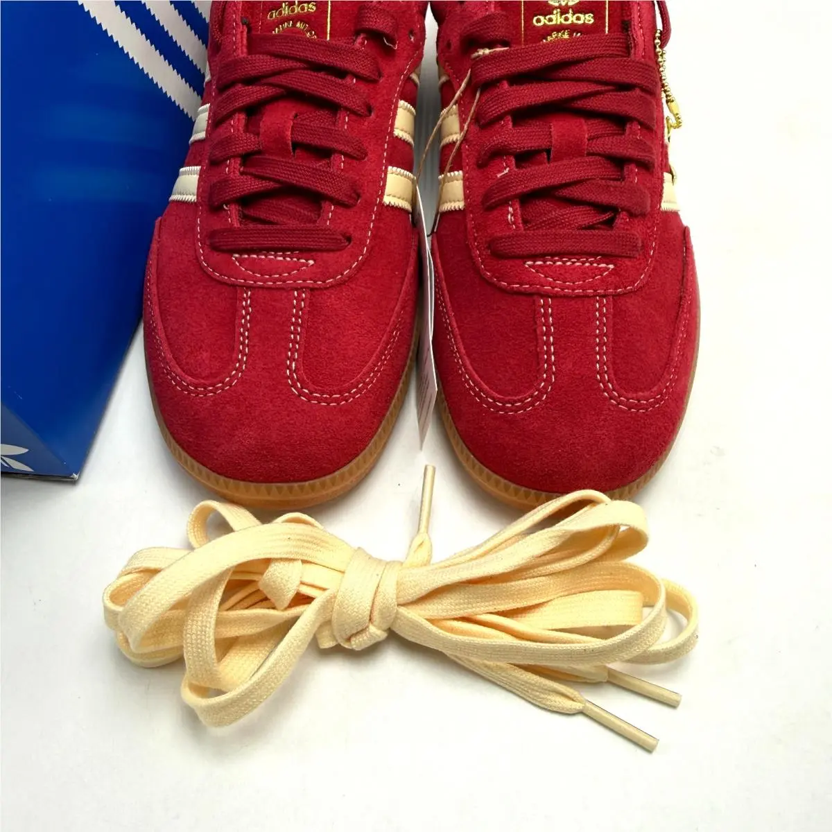 Adidas shoes - adidas Samba - Samba - KZ9345 - Team Victory Red / Warm Vanilla / Gum 2