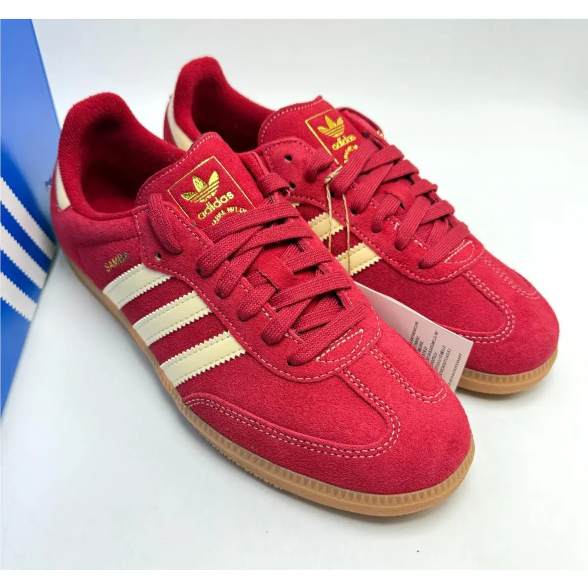 Adidas shoes - adidas Samba - Samba - KZ9345 - Team Victory Red / Warm Vanilla / Gum 11
