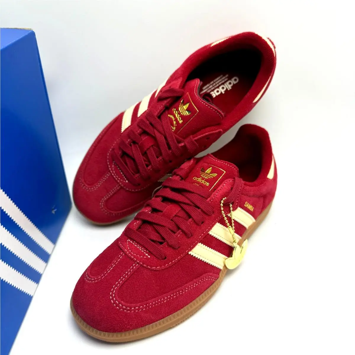 Adidas shoes - adidas Samba - Samba - KZ9345 - Team Victory Red / Warm Vanilla / Gum 6