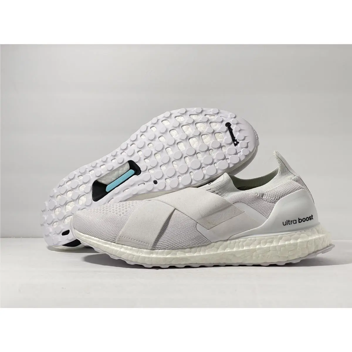 Adidas Women`s Ultraboost Slip On Dna H02815 Cloud White Running Shoes Size 7.5