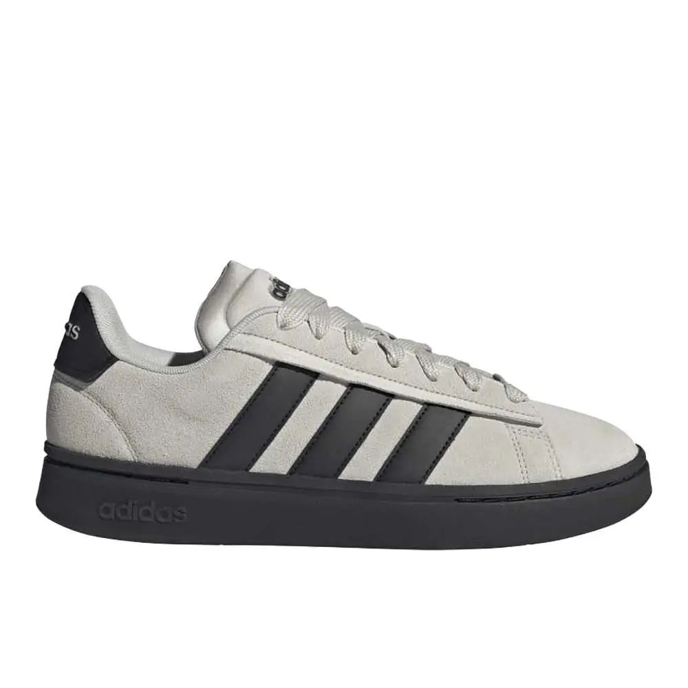 Adidas Grand Court Alpha 00S Lace Up Male Grey Sneakers Casual Shoes IH1287