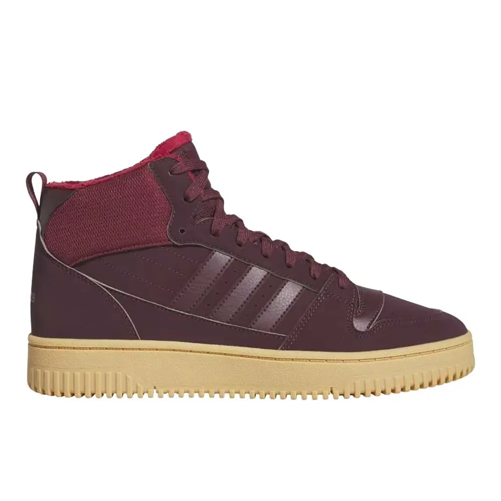 Adidas Break Start Mid Winterized Lace Up Mens Red Sneakers Casual Shoes JP7510