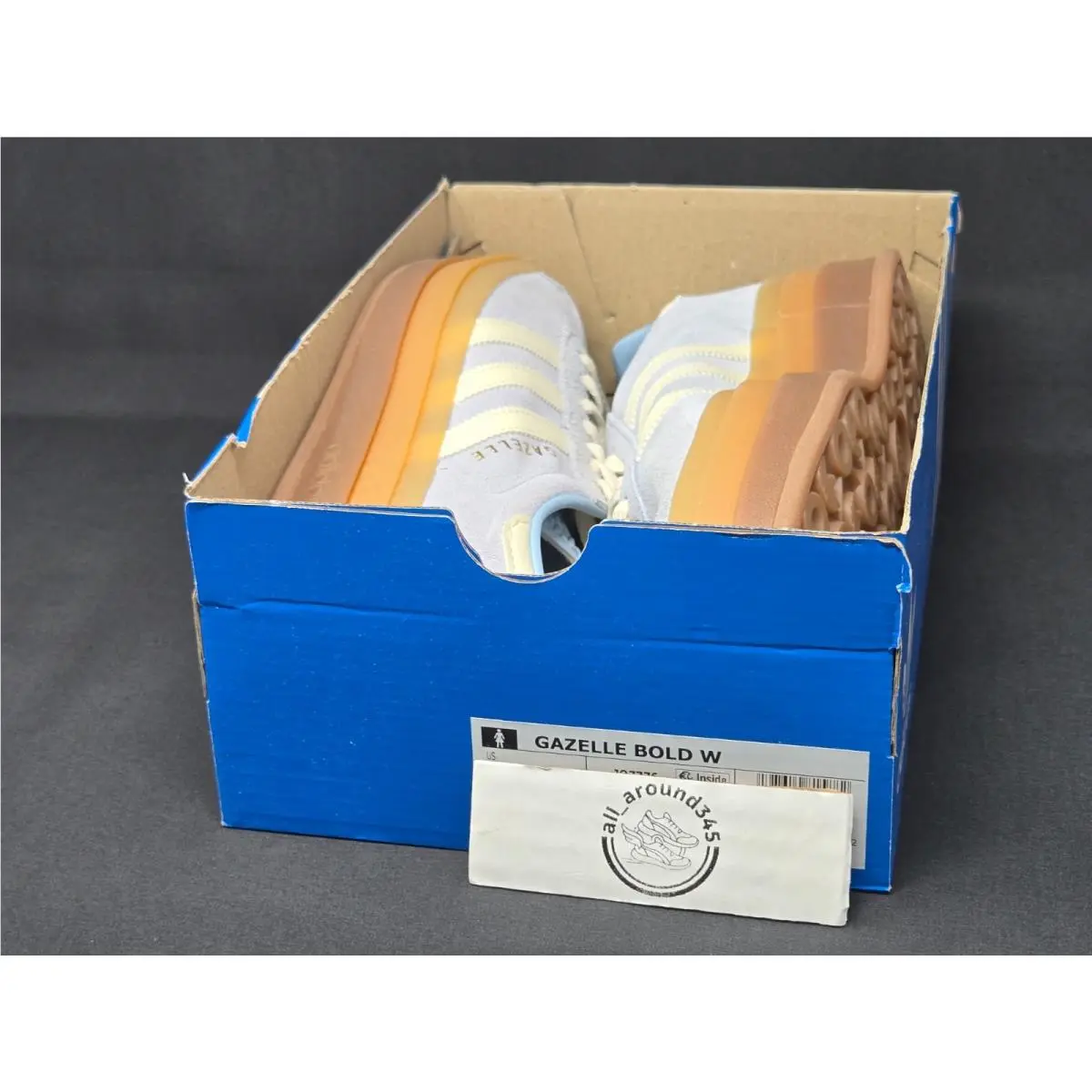 Adidas shoes - Adidas Gazelle Bold - Gazelle Bold - JQ7776 - Blue 6