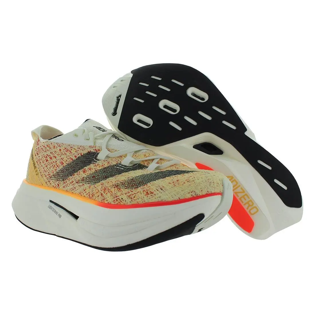 Adidas shoes - Ivory/Core Black/Spark, Main: Orange 4