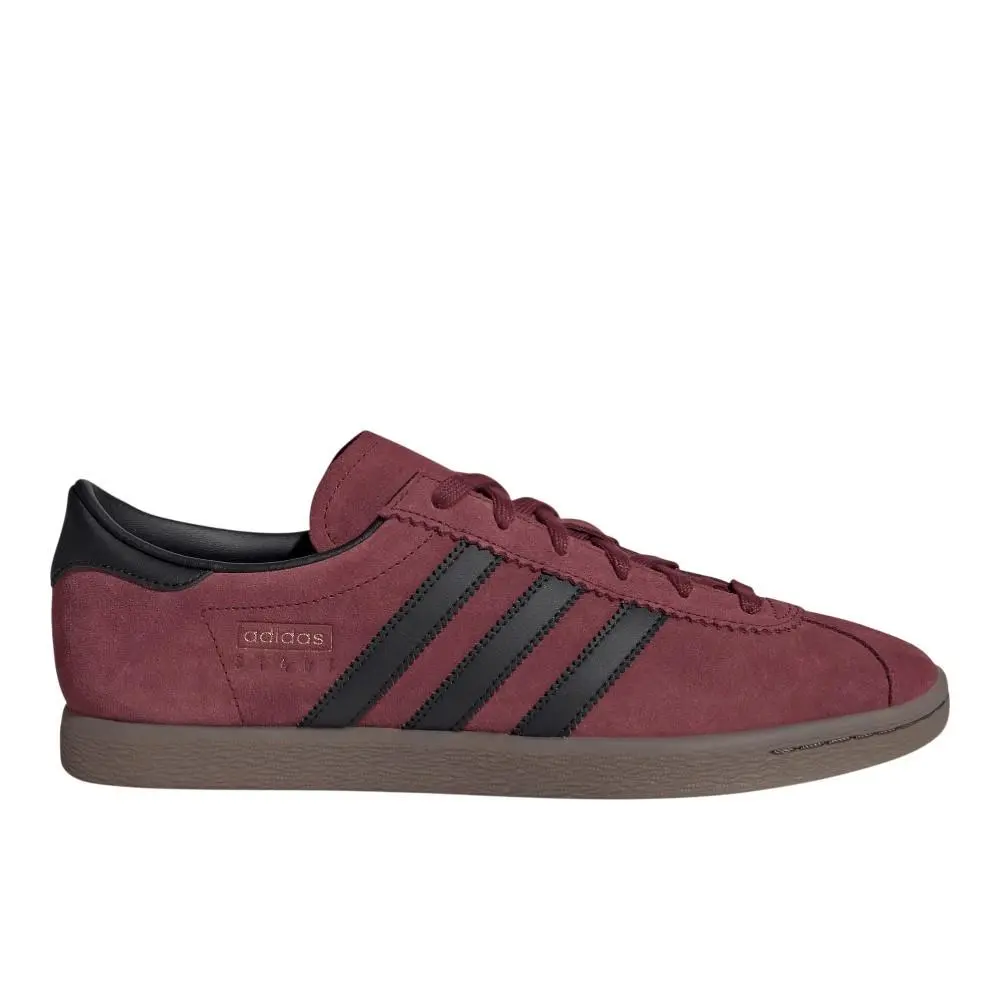 Adidas Stadt Lace Up Mens Red Sneakers Casual Shoes JQ9009
