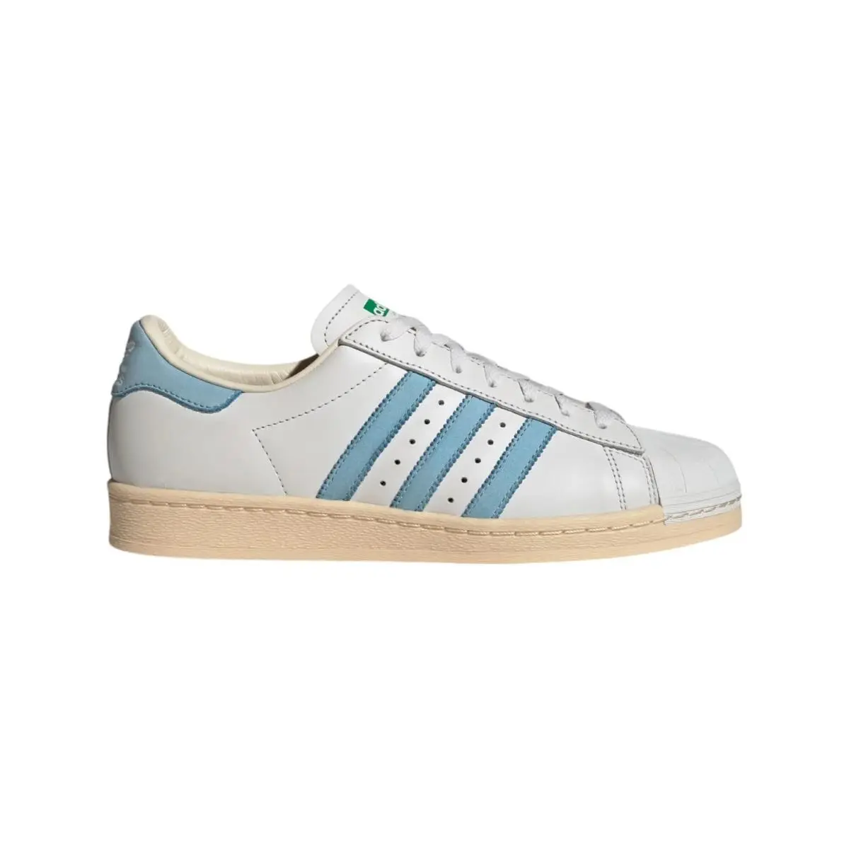 Adidas shoes - Crystal White / Clear Blue / Green 7