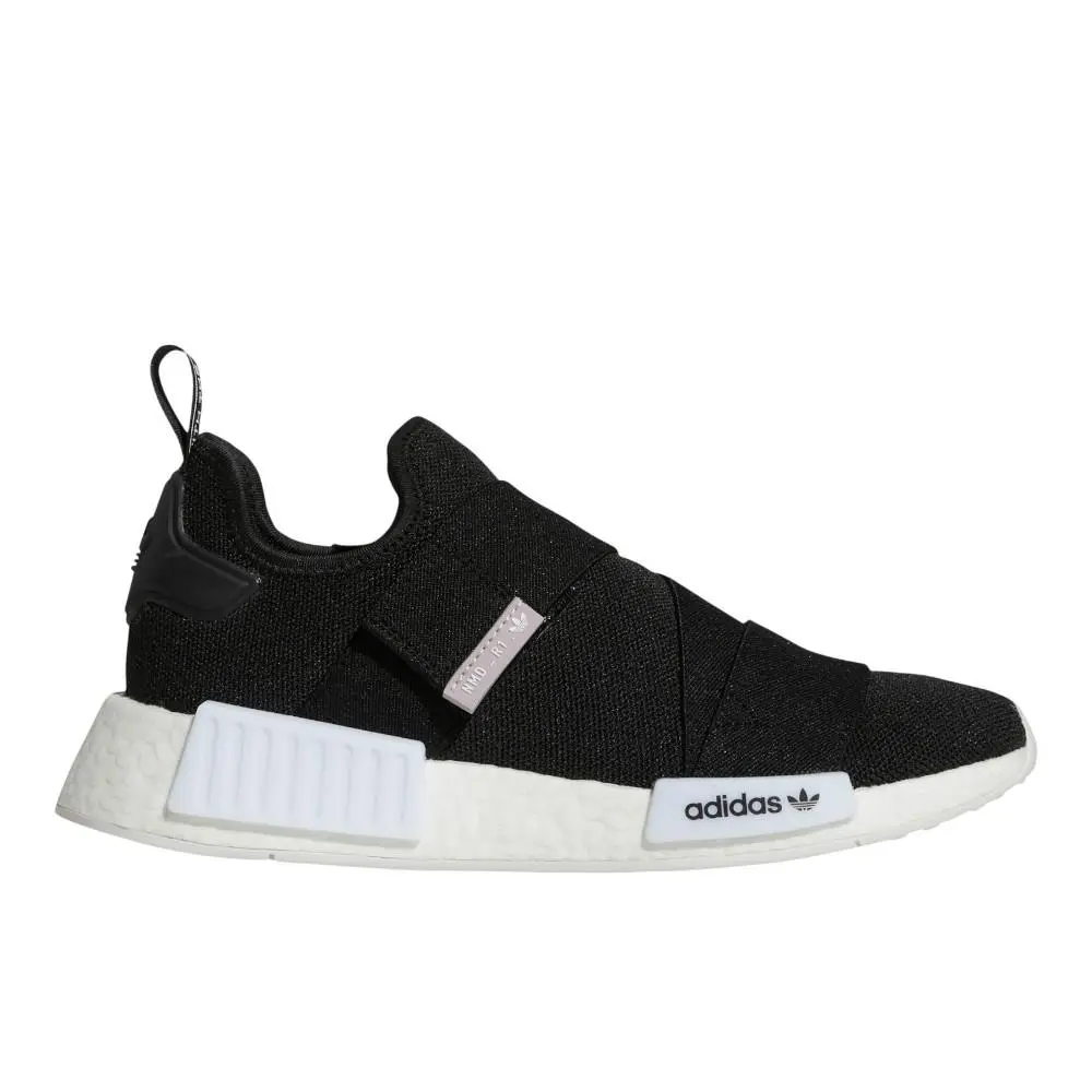 Adidas Nmd R1 Slip On Womens Black Sneakers Casual Shoes GW5698