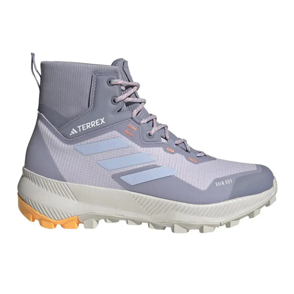 Adidas Terrex Hiker Rain.rdy Hiking Womens Grey Purple Sneakers Athletic Shoes