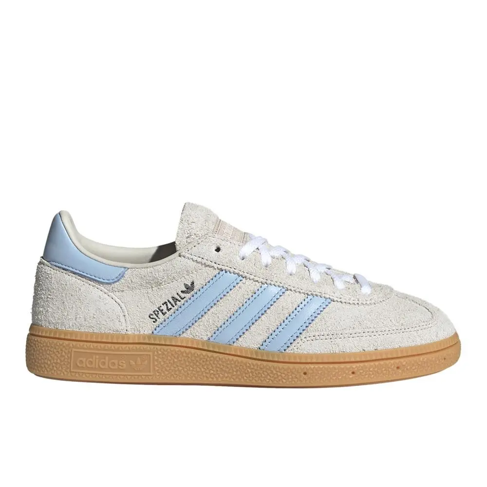 Adidas Handball Spezial Lace Up Womens Grey Sneakers Casual Shoes JS0241