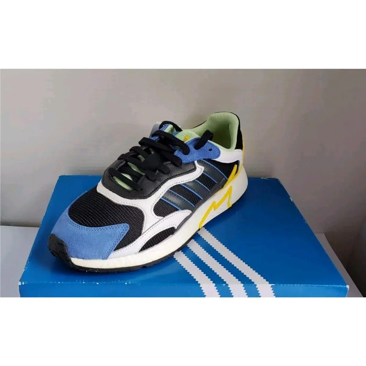 Adidas shoes - adidas Tresc Run - Tresc Run - EG7949 - Multi-Color, Manufacturer: Core-Black/Solid-Grey/White/Yellow/Blue 5