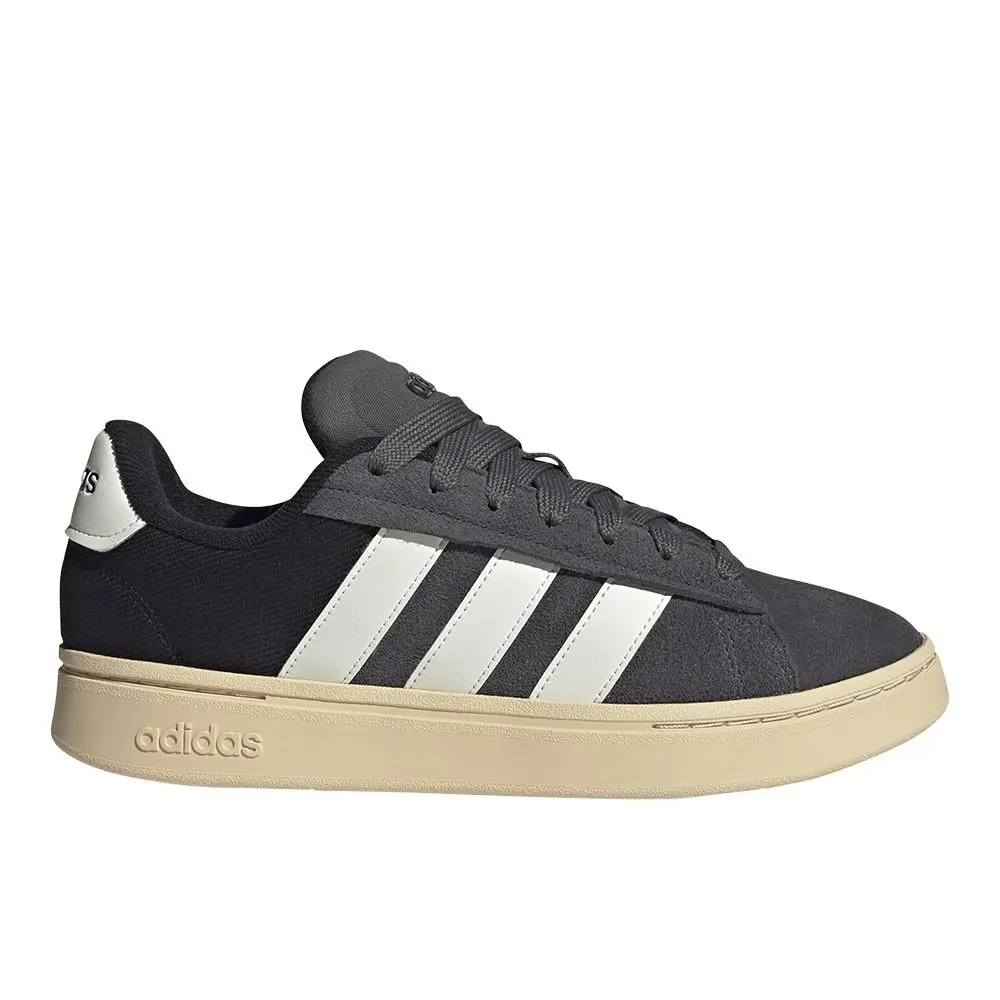 Adidas Grand Court Alpha 00S Lace Up Mens Grey Sneakers Casual Shoes JQ7275