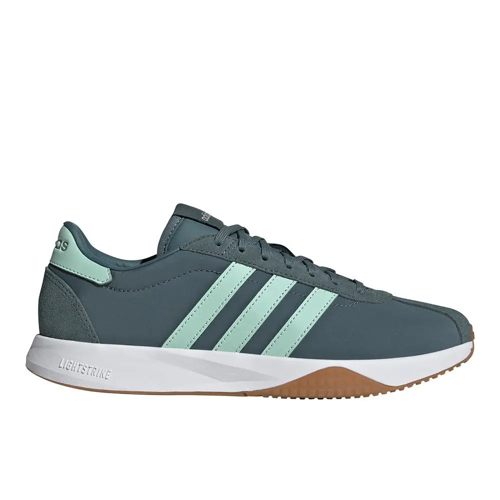 Adidas Run 7626 Lace Up Womens Green Sneakers Casual Shoes KI9381