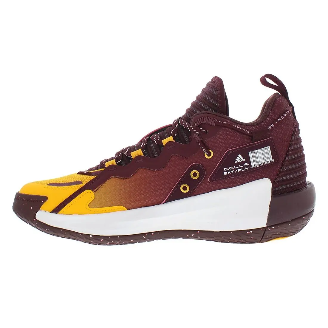 Adidas shoes - Burgundy/Yellow, Main: Red 1
