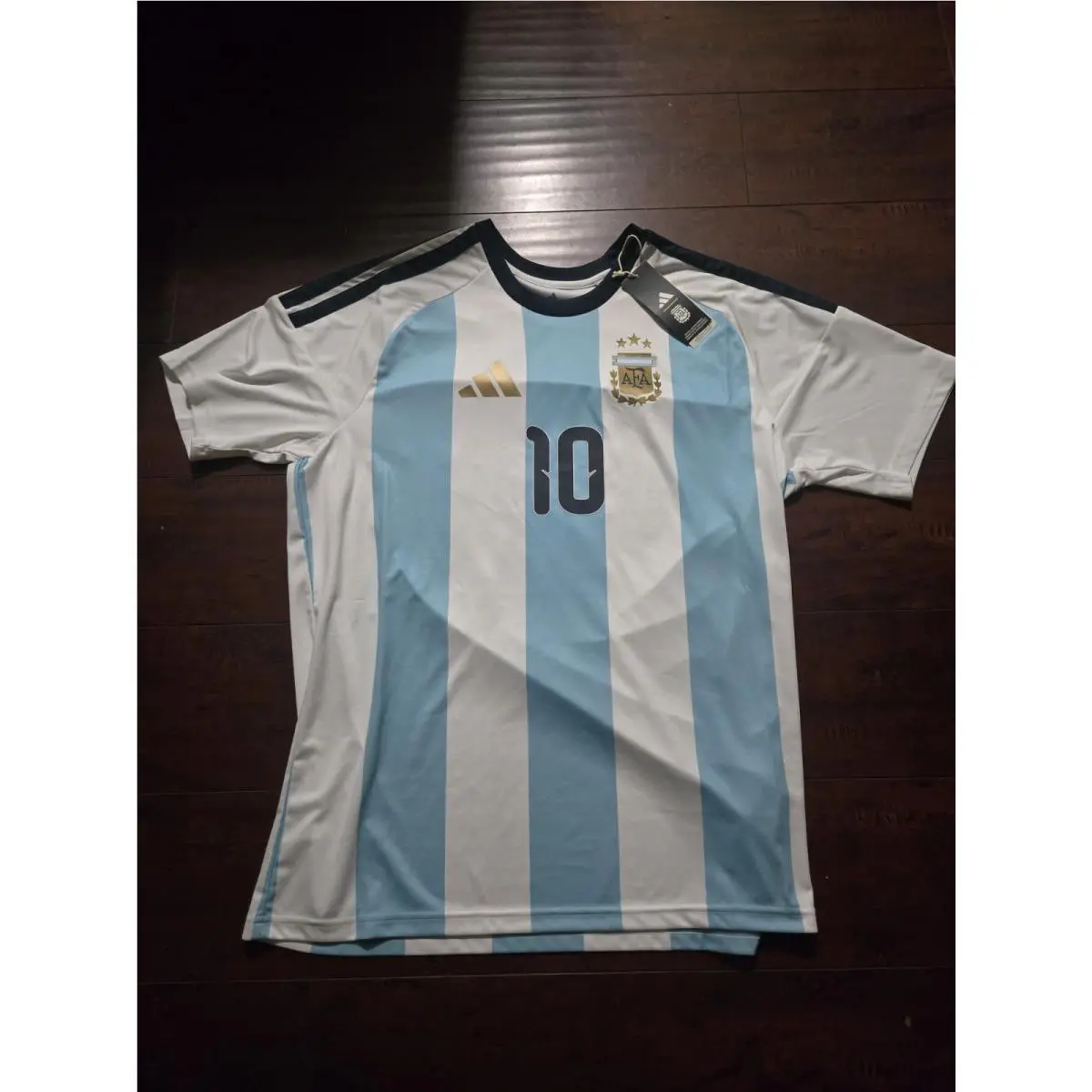 Lionel Messi Argentina Adidas Jersey Mens XL