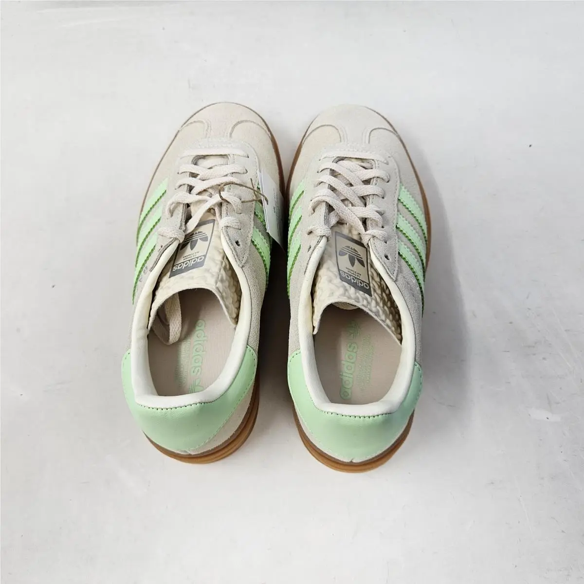 Adidas shoes - adidas Gazelle Bold J - Gazelle Bold - JQ7410 - Wonder White - Spark Green 4