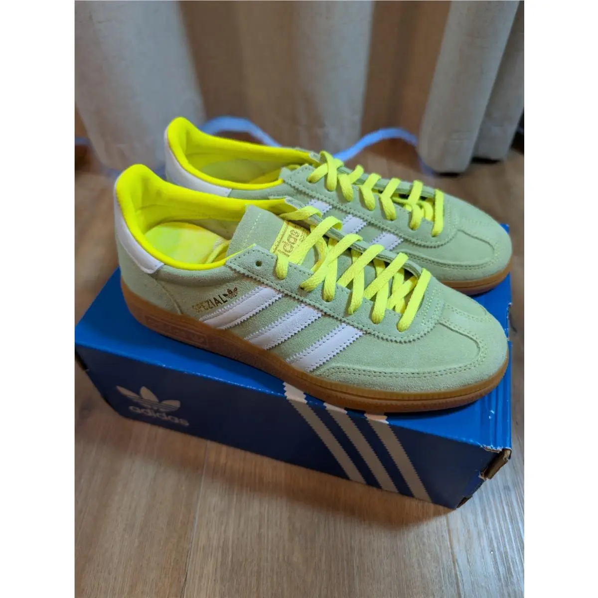 Adidas shoes - adidas Handball Spezial Lace Up - JI2655 - Green, Yellow 1