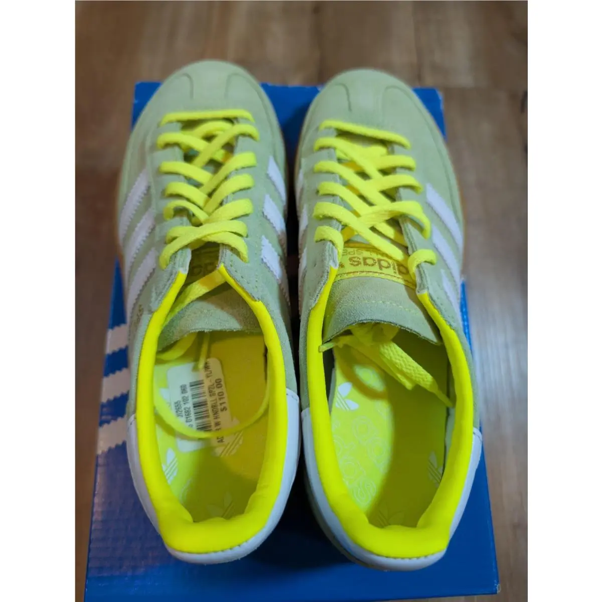 Adidas shoes - adidas Handball Spezial Lace Up - JI2655 - Green, Yellow 3