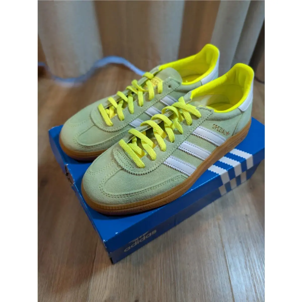 Adidas shoes - adidas Handball Spezial Lace Up - JI2655 - Green, Yellow 4