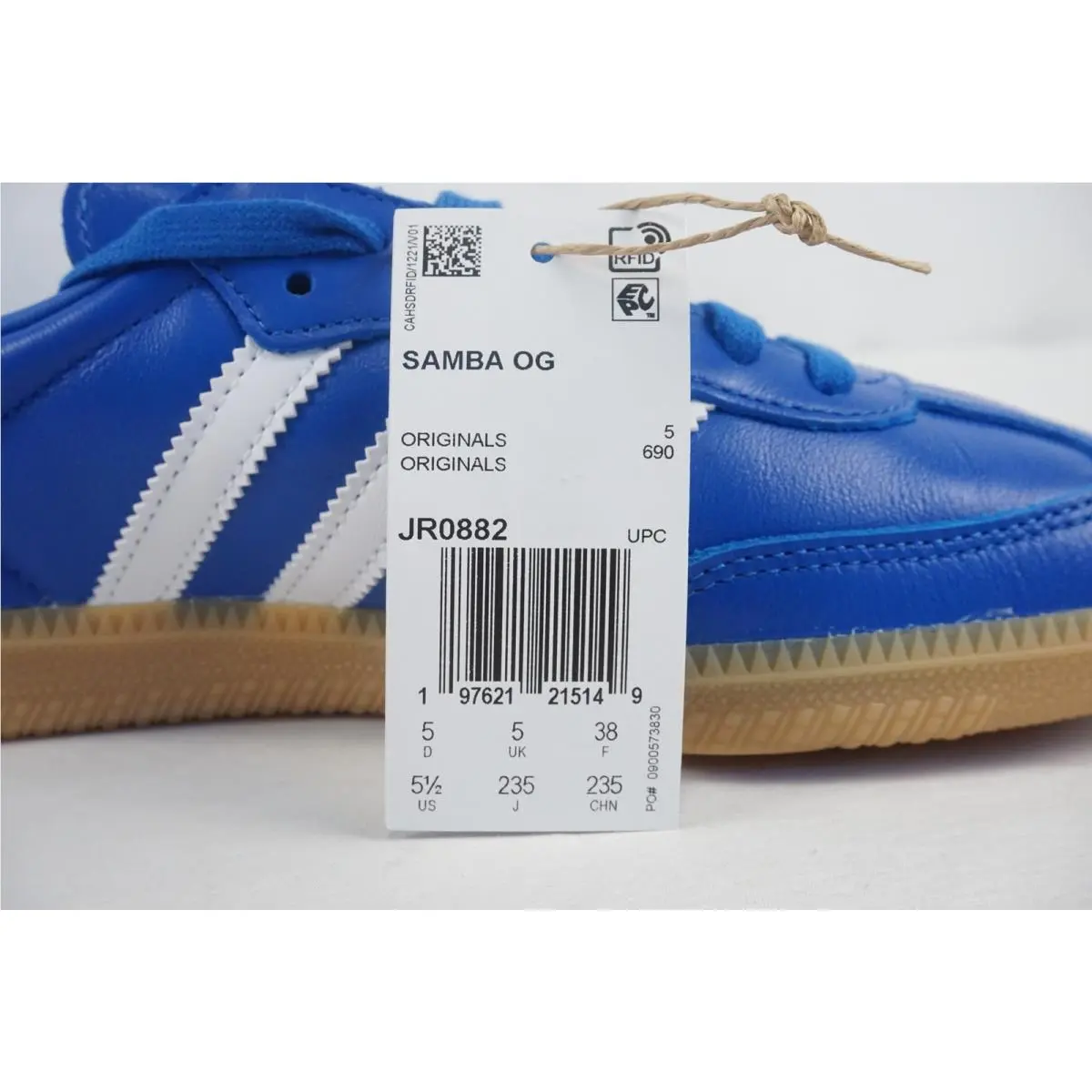 Adidas shoes - adidas Samba OG - Samba - JR0882 - Blue (UPC: 197621215149) 6