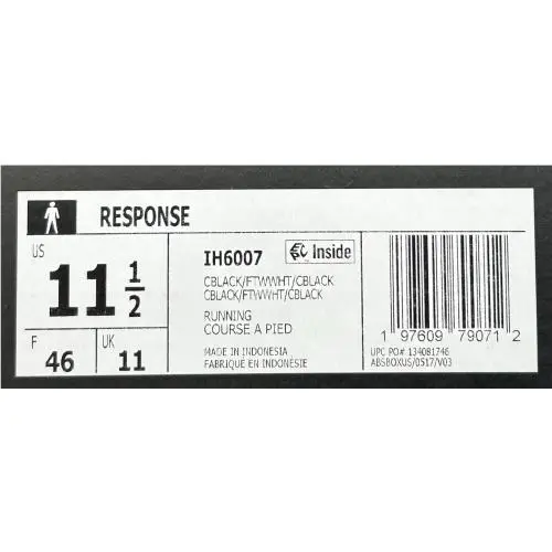 Adidas shoes - adidas Response - Response - IH6007 - Black (UPC: 197609794352) 9