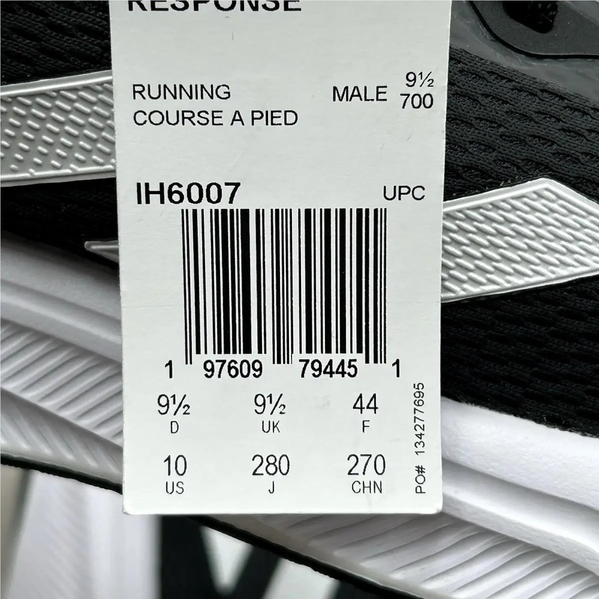 Adidas shoes - adidas Response - Response - IH6007 - Black (UPC: 197609794451) 9