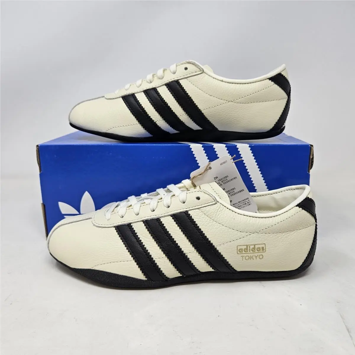 Adidas Tokyo `off White Gold` Casual Leather Sneaker / JQ0597 / Women`s Size 8.5