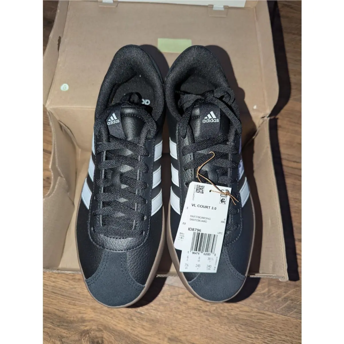 Adidas shoes - adidas Vl Court - Court - ID8796 - Black 3