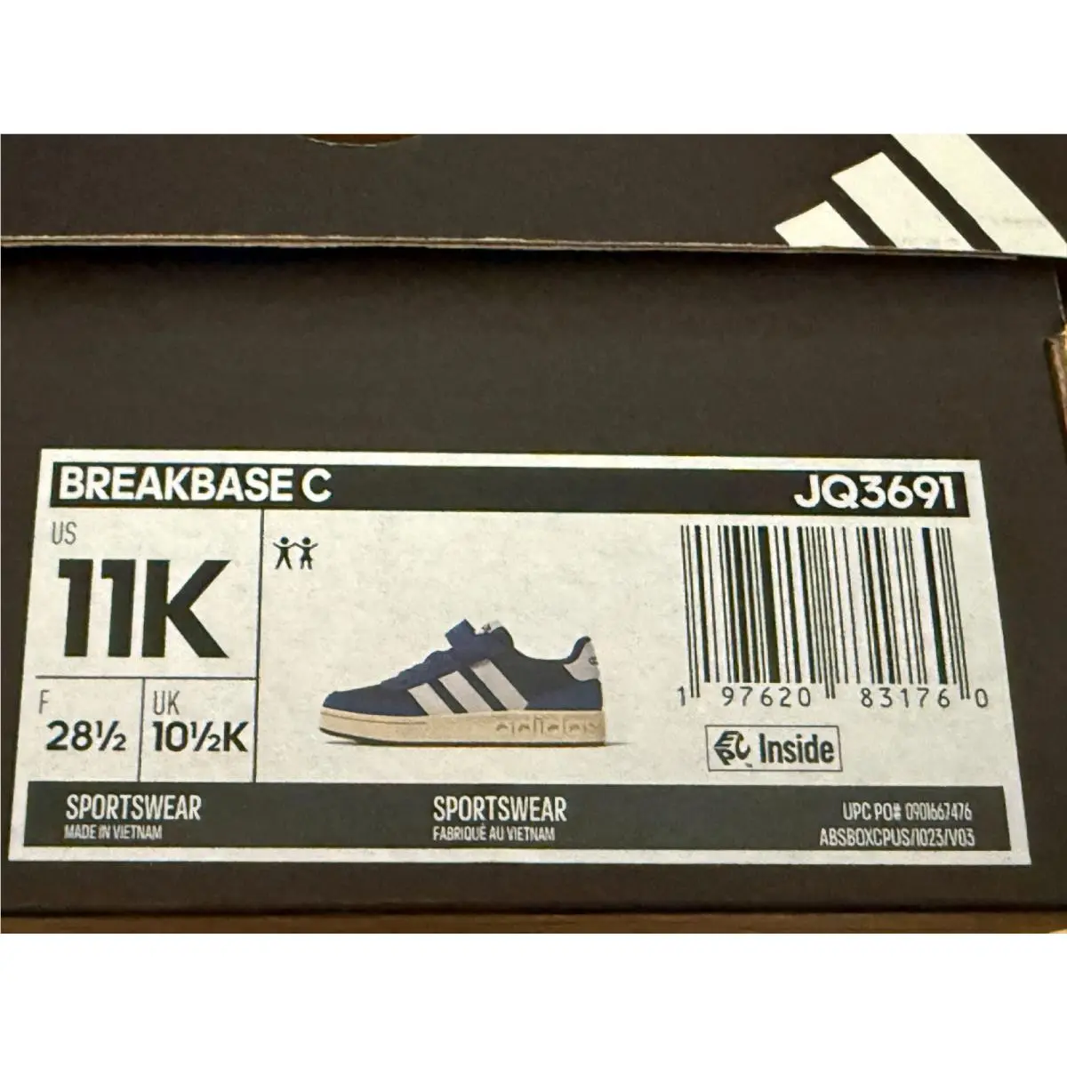 Adidas shoes - adidas Breakbase C - Breakbase - JQ3691 - Collegiate Navy / Dash Grey / Collegiate Royal (UPC: 197620831760) 12