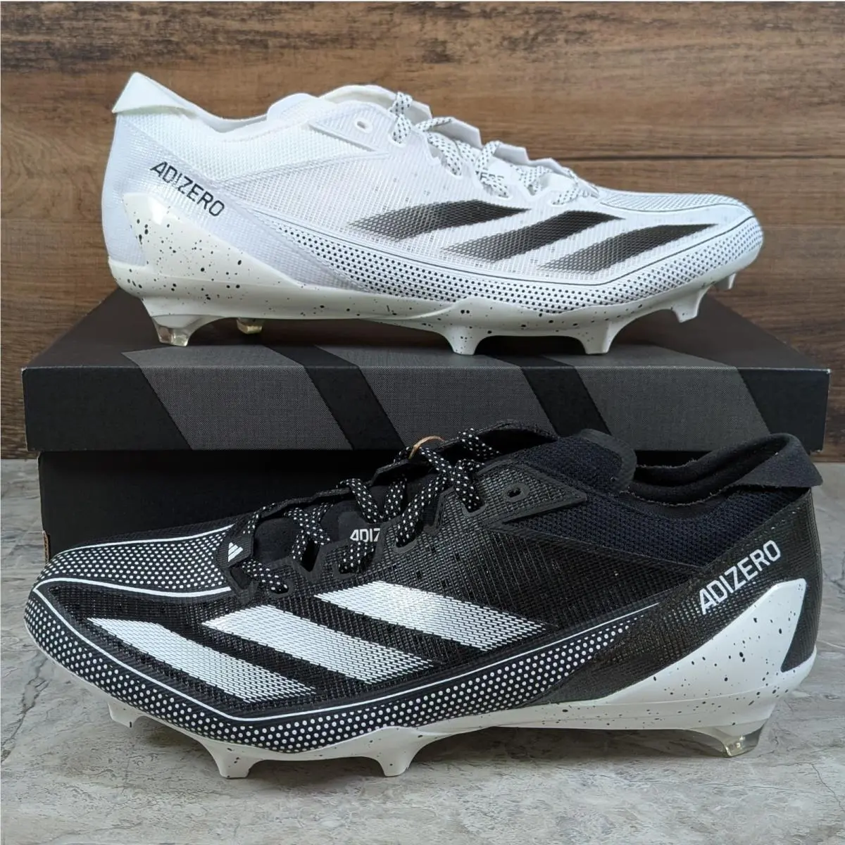 Adidas Adizero Electric Snack Attack Men`s 11.5 Oreo Football Cleats IE4401