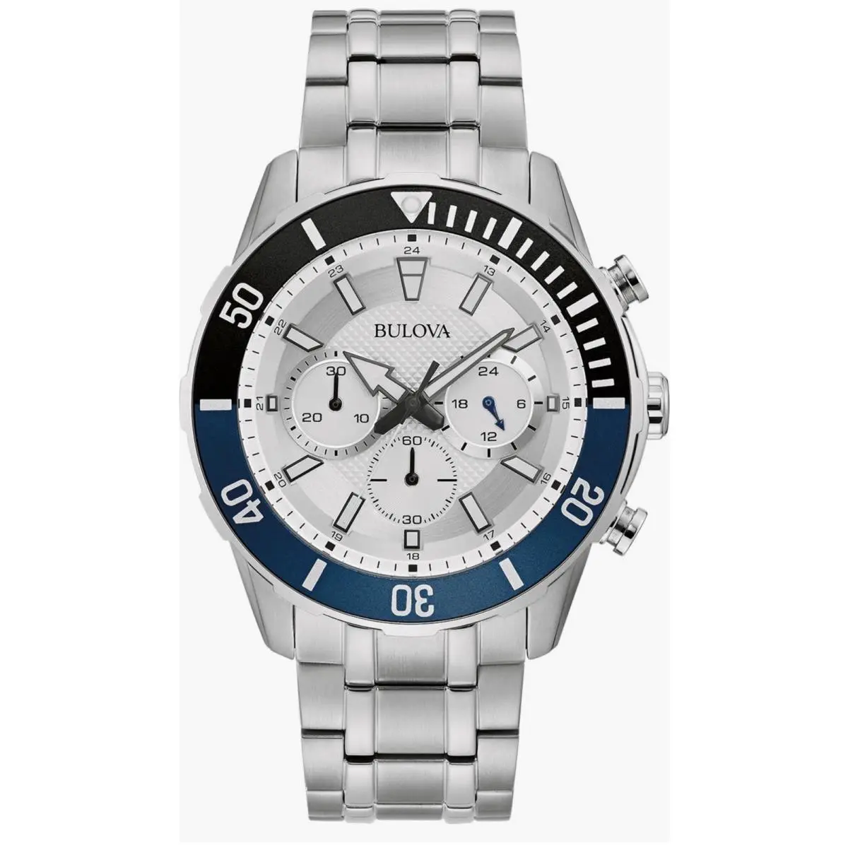 Bulova Men`s Watch Chronograph Bracelet 44mm