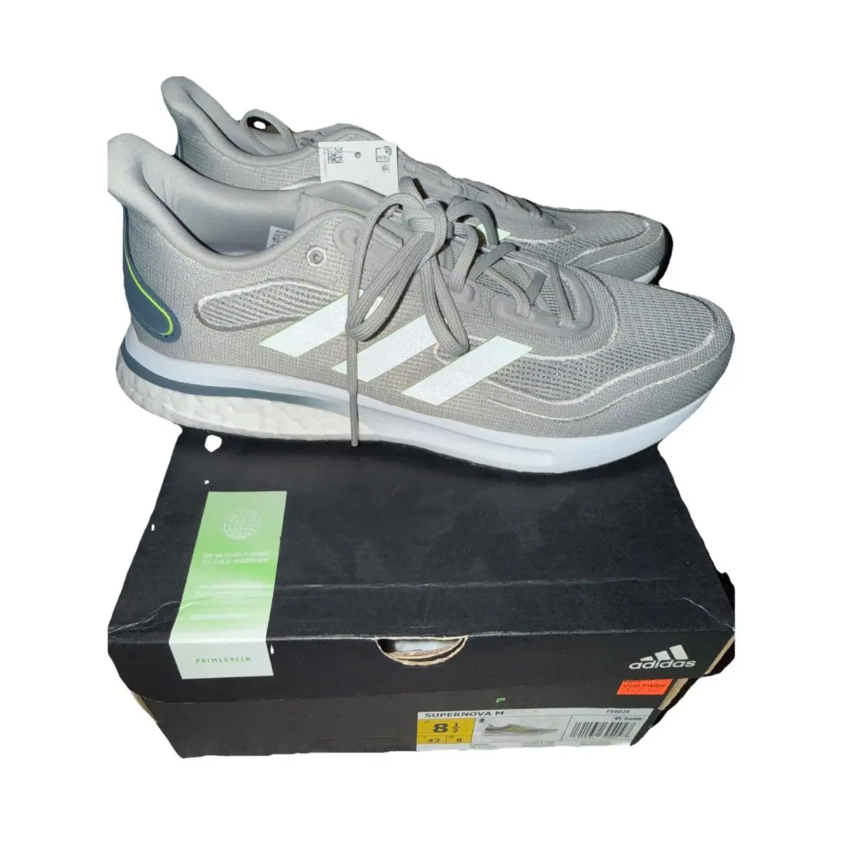 Adidas shoes - adidas Supernova - Supernova - FX6658 - Gray, Main: Black (UPC: 0194813217035) 0