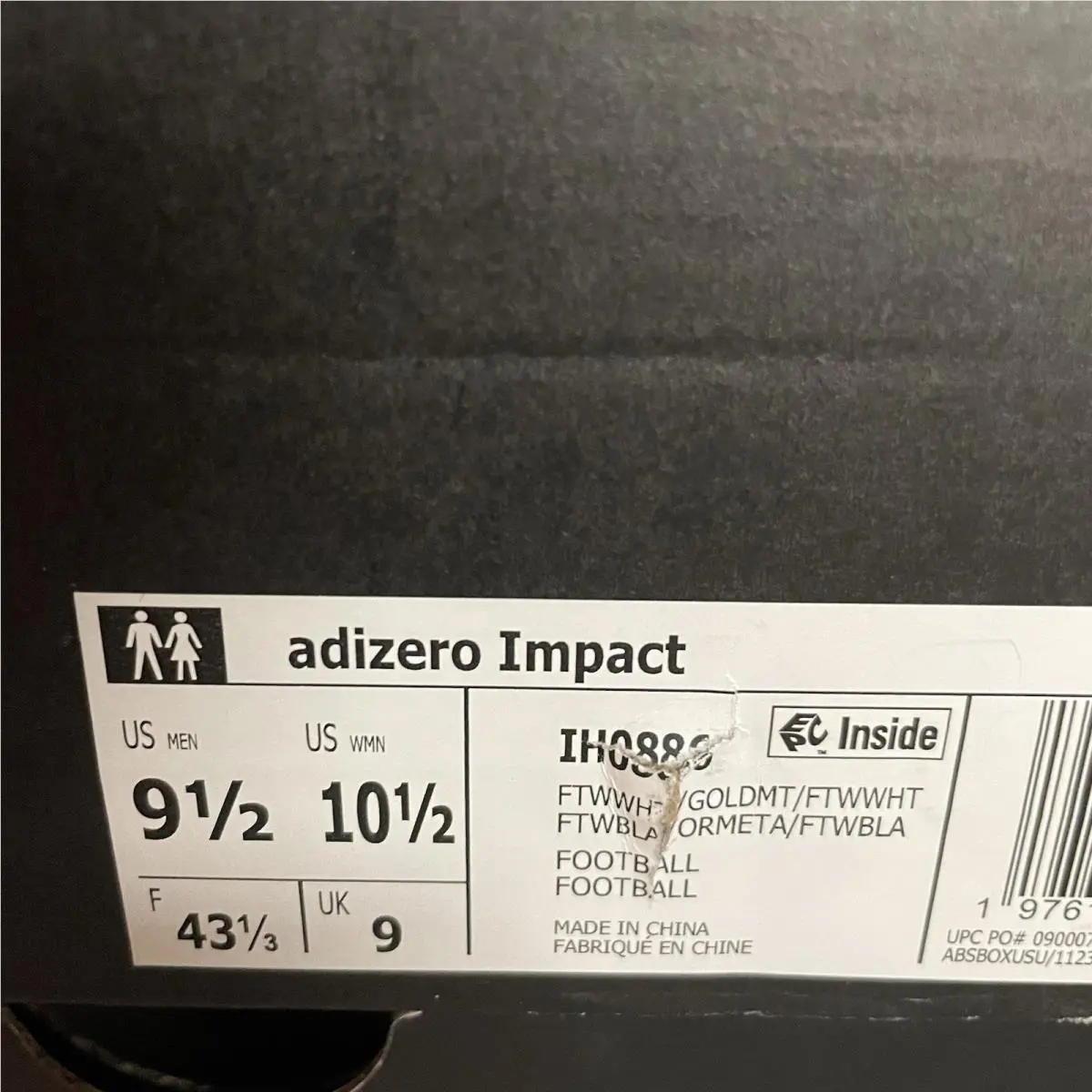 Adidas shoes - adidas Adizero Impact Exotic Speed Football Cleats - IH0886 - Gold, White 5