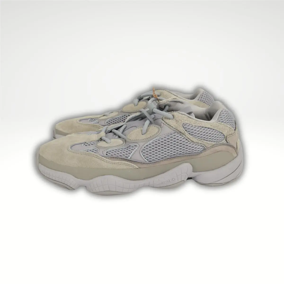 Adidas Yeezy 500 Lace Up Mens Grey Sneakers Casual Shoes Size 13 - IE4783