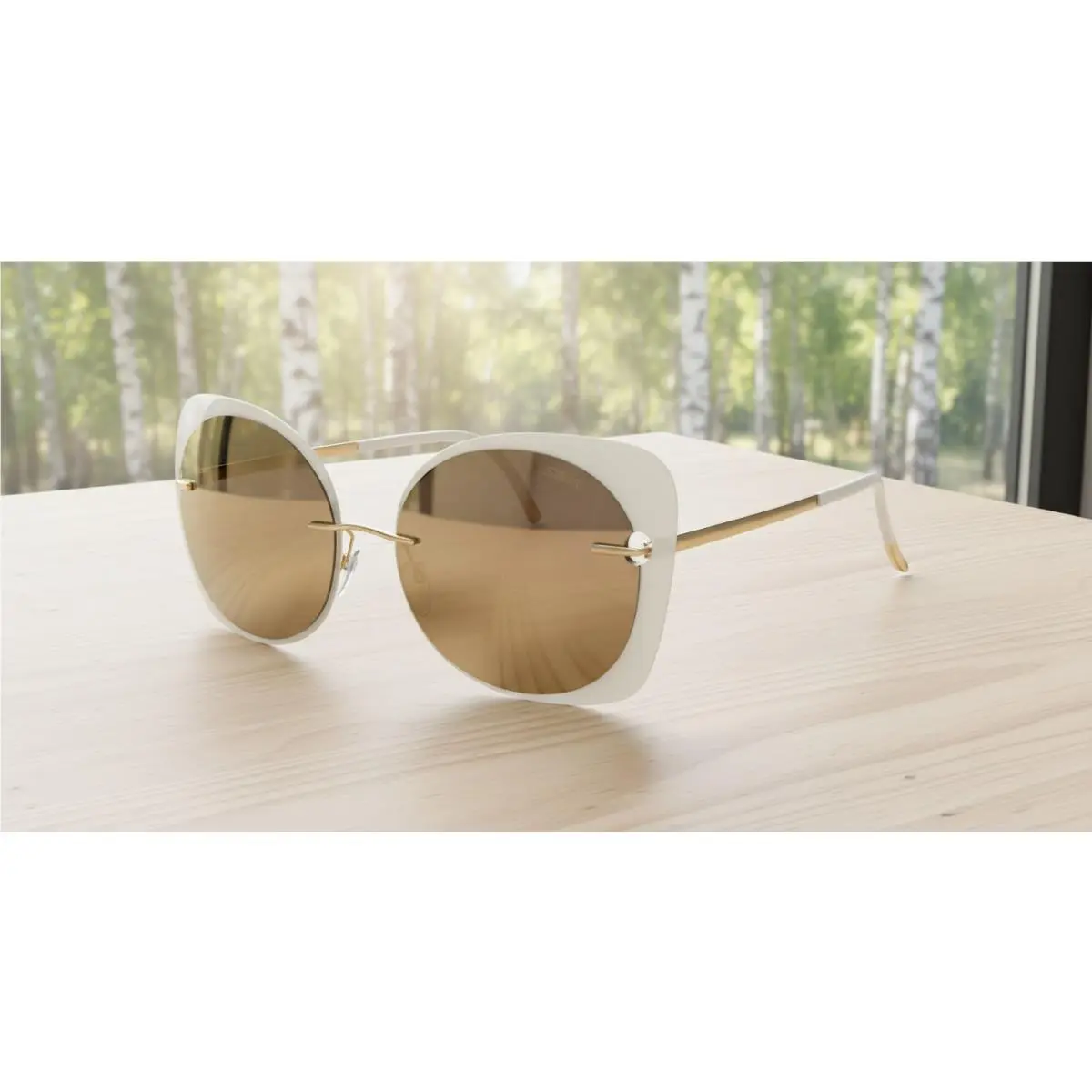 Silhouette Sunglasses Rx-able Ultra Light Weight 8164 75 8630