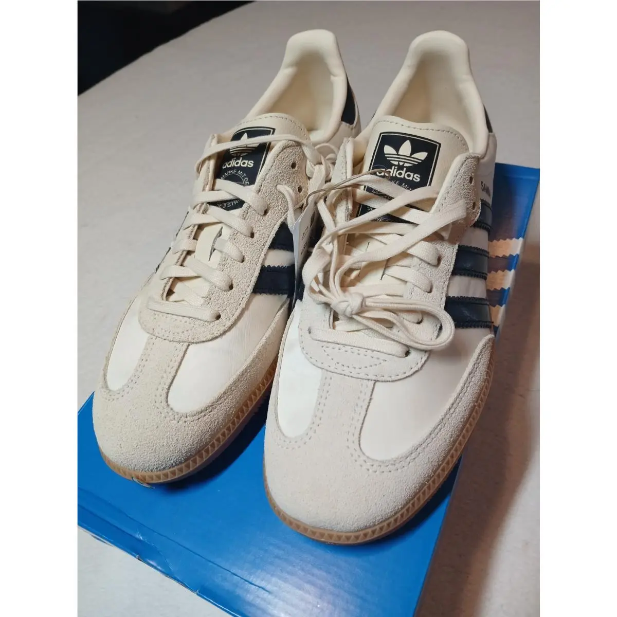 Adidas Samba OG Cream White Core Black Gum GS JQ3644 Size 7