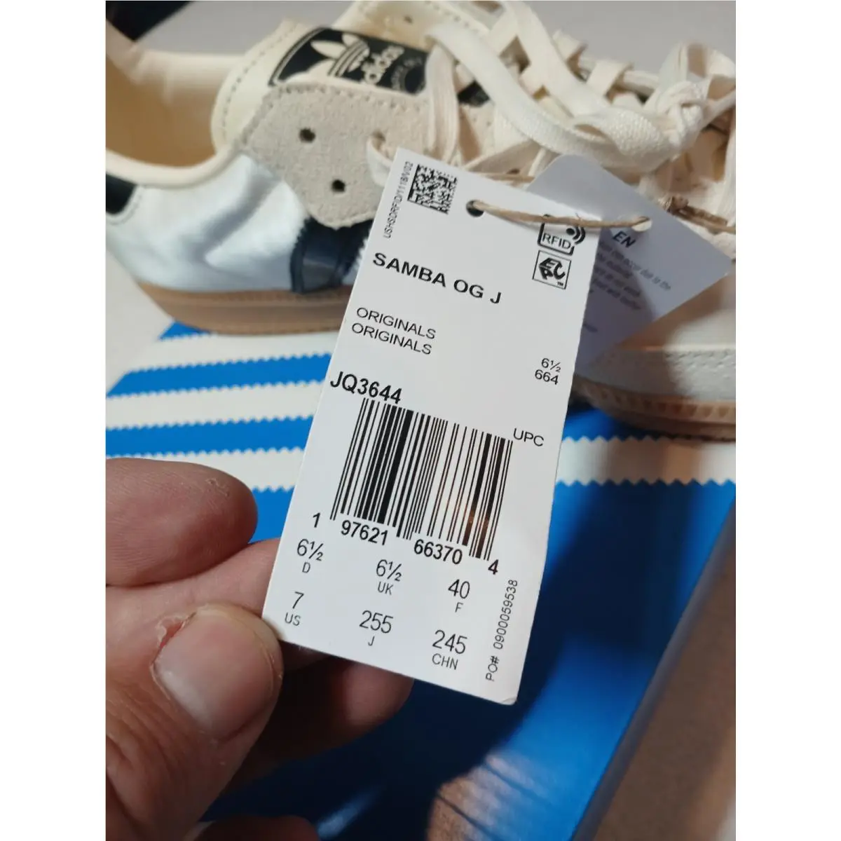 Adidas shoes - Samba OG Cream White Core Black Gum - JQ3644 - White 5