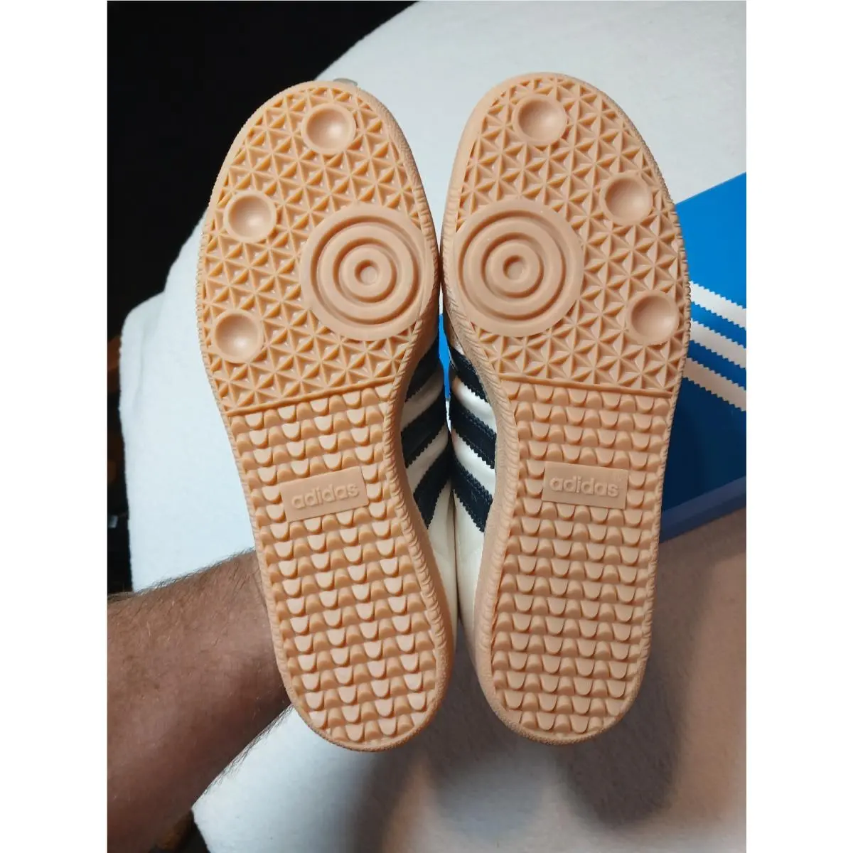 Adidas shoes - Samba OG Cream White Core Black Gum - JQ3644 - White 6