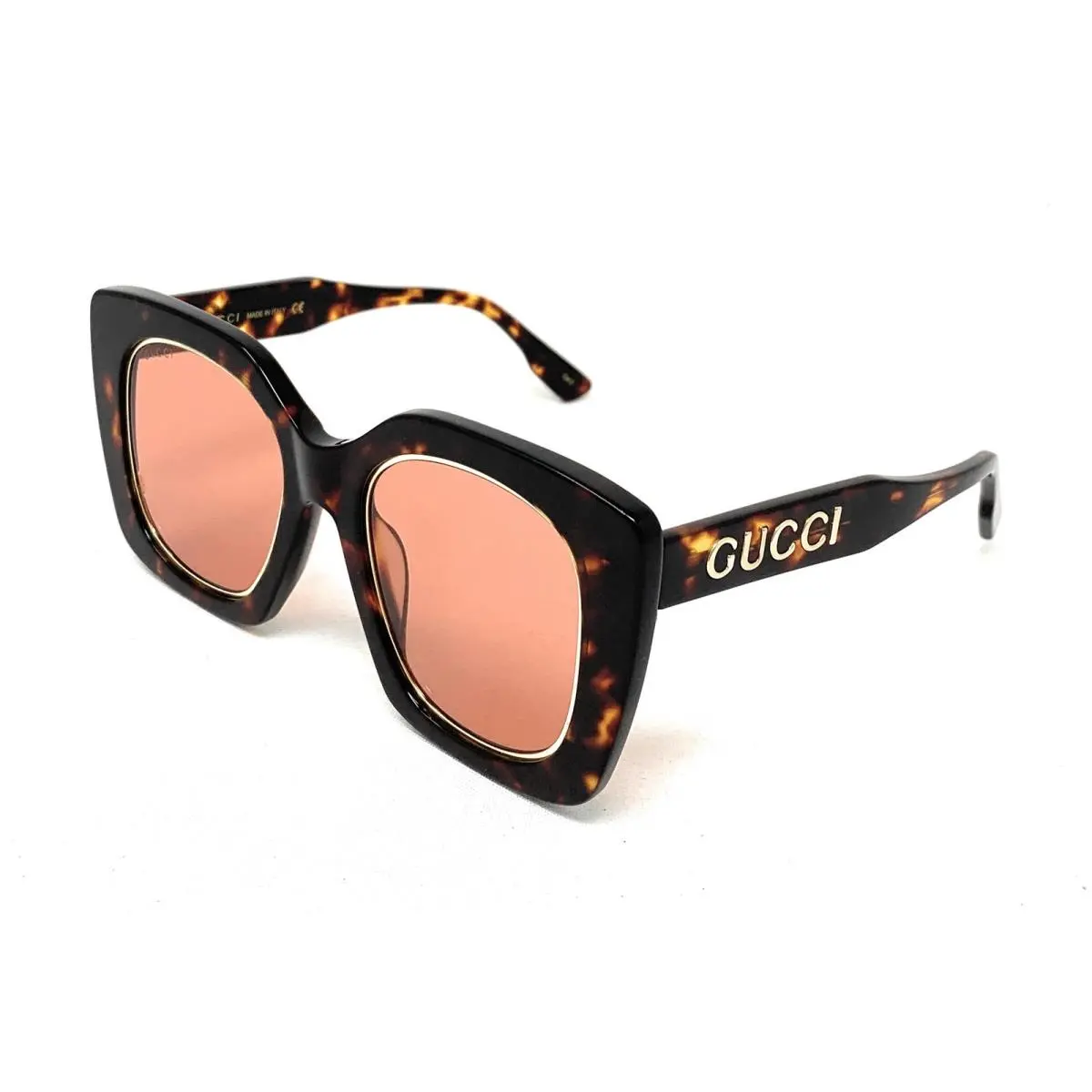 Women`s Sunglasses GG1151S 003 Havana Tortoise Square 51mm by Gucci