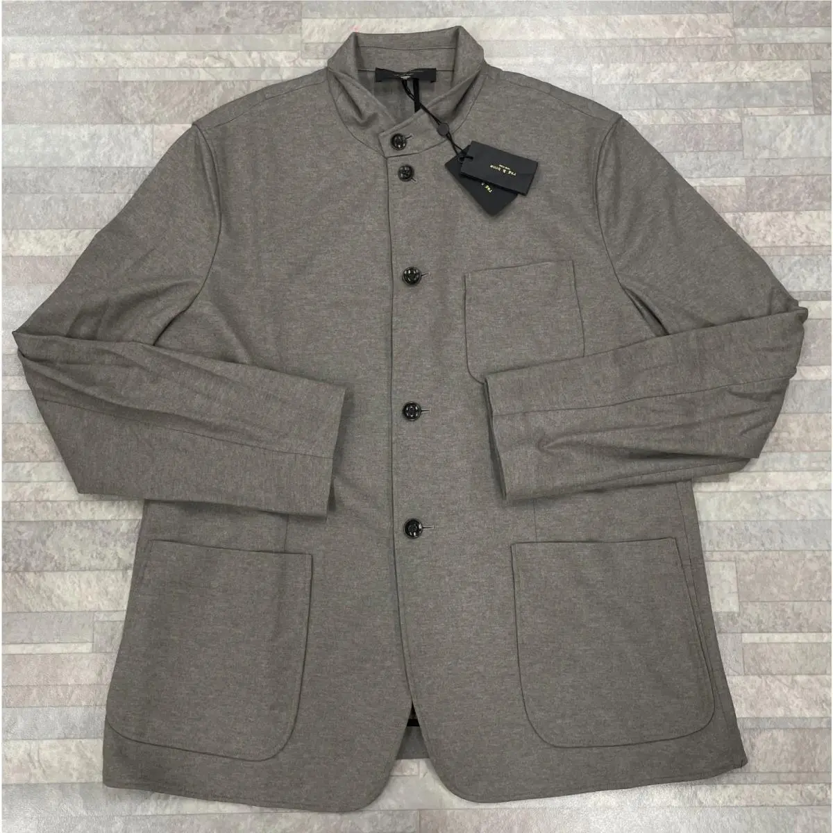 Rag Bone Prospect Cardigan Japanese Wool In Mink Size: XL
