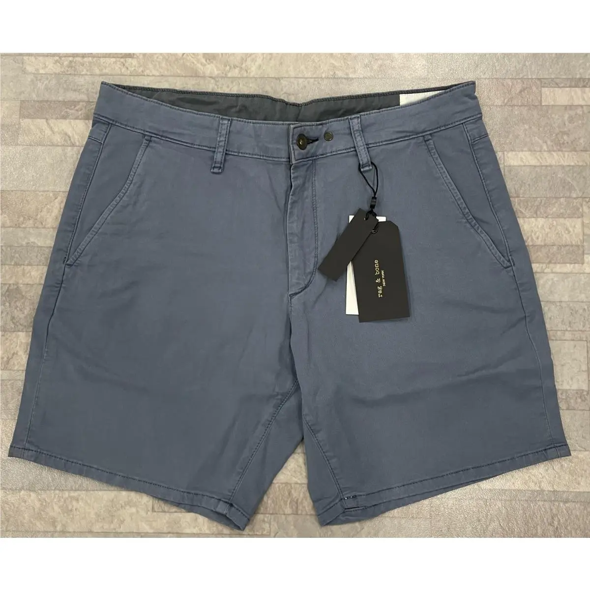 195 Rag Bone Men`s Classic Chino Shorts In Seaside Size:30