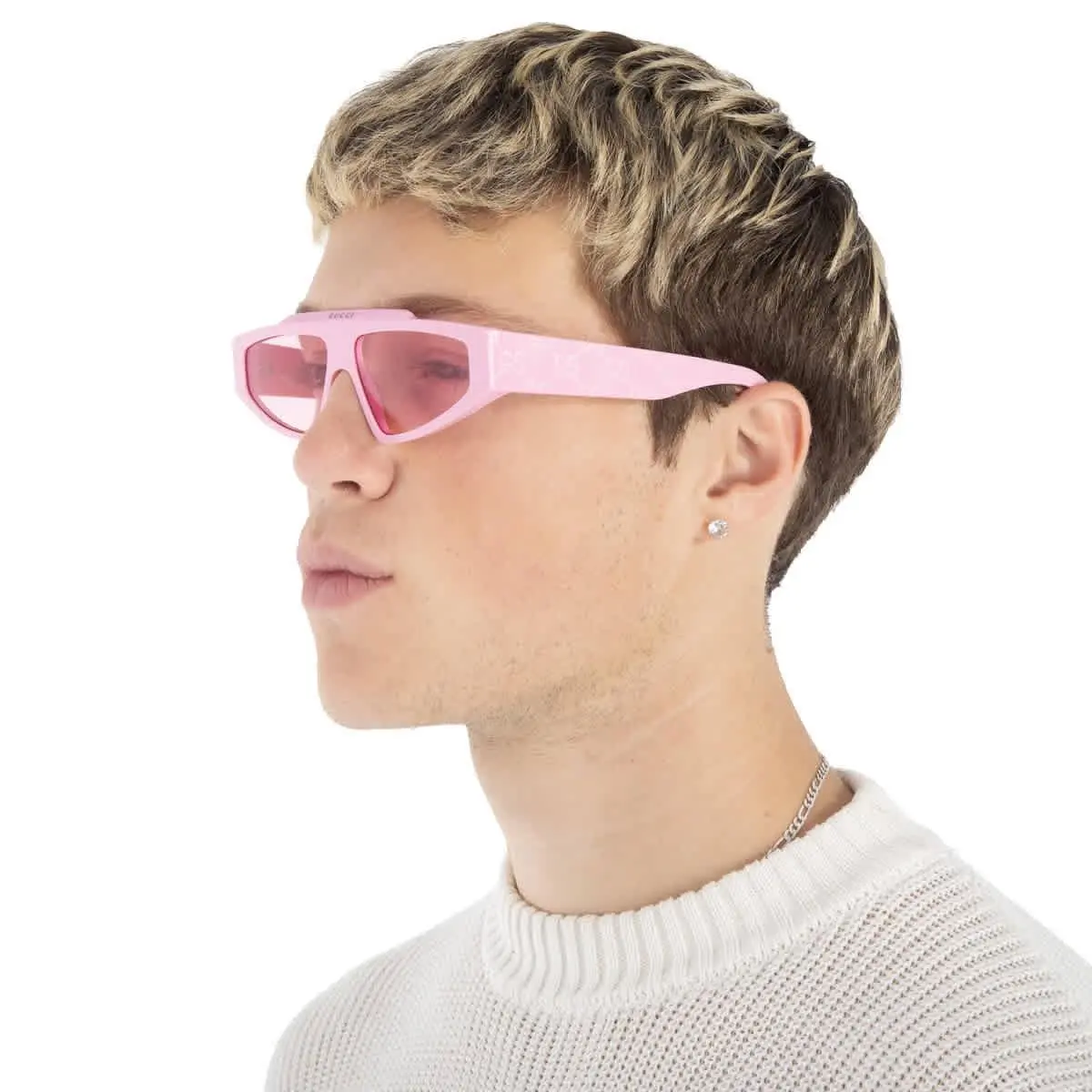 Pink Browline Unisex Sunglasses GG1591S 003 58 GG1591S 003 58 by Gucci