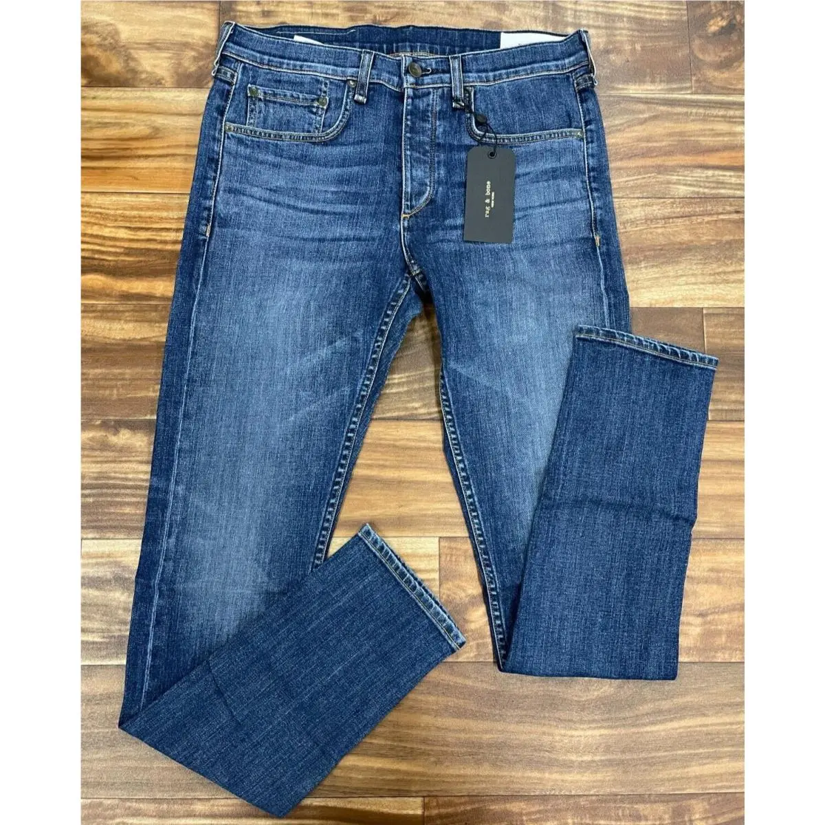 Rag Bone Men`s Extra Slim Denim Jeans Fit 1 In Throop Size: 28