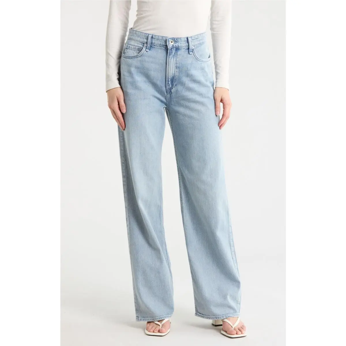 Rag Bone Lori High Waist Wide Leg Jeans Whitman 28 by Rag & Bone