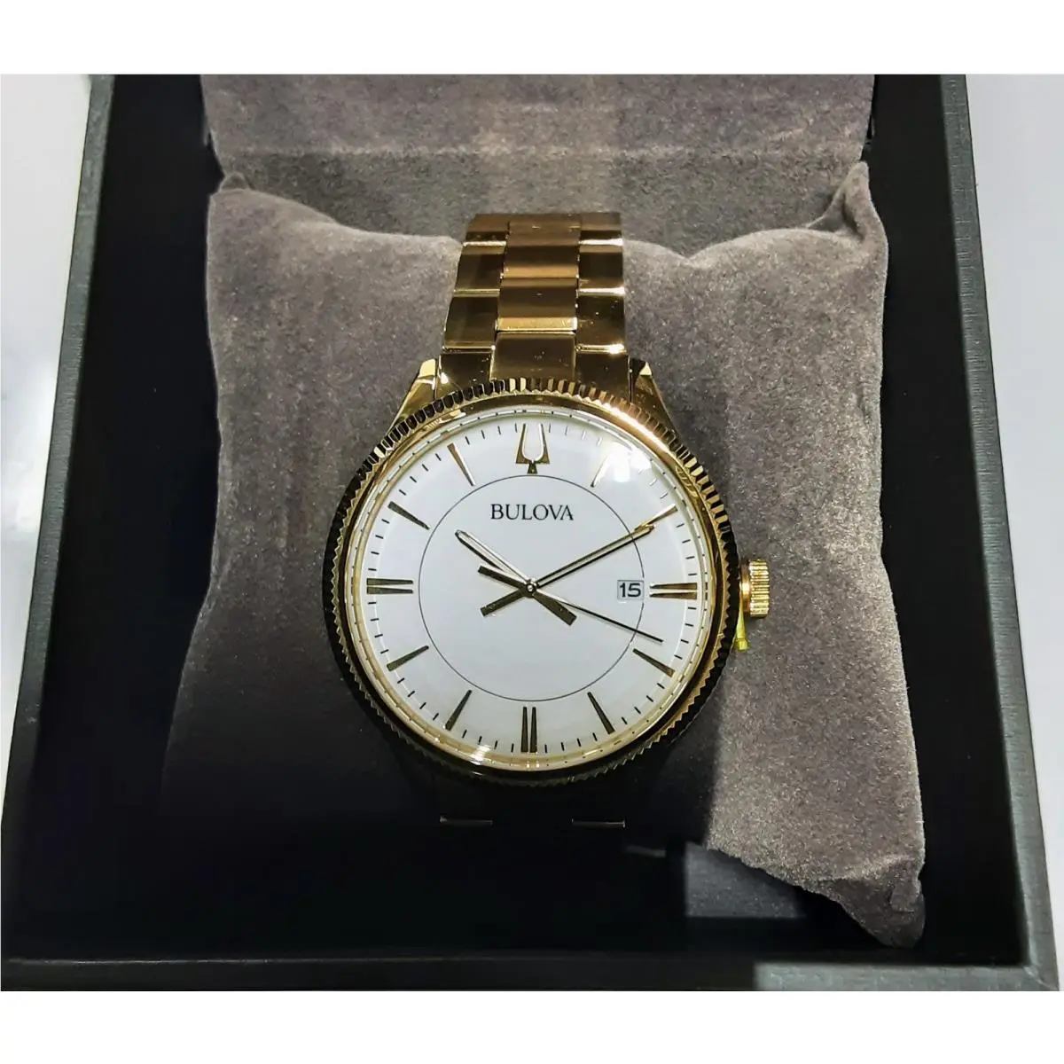 Men`s Bulova Gold Classic Chronograph 97B239 Quartz