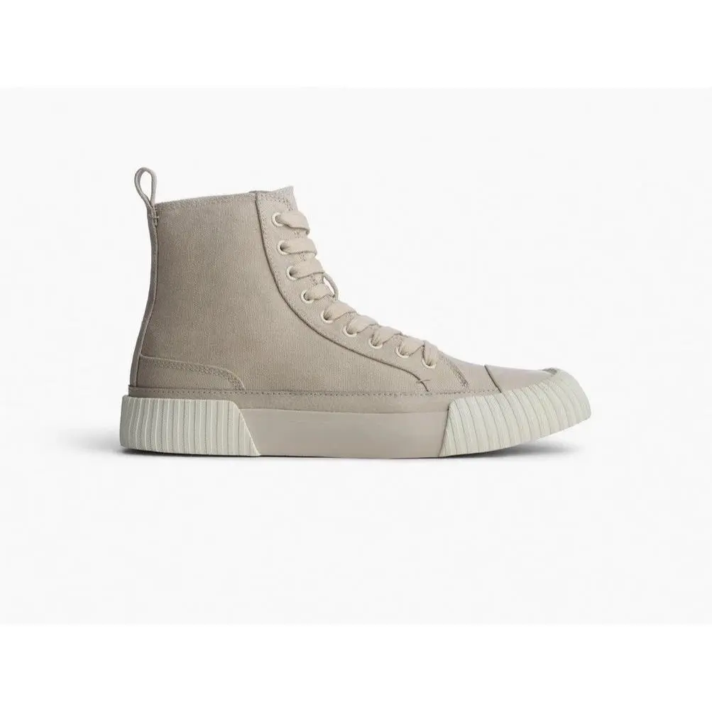 Rag Bone Jones High Top Canvas Sneaker In Cloud Sand Size: 46 US 13