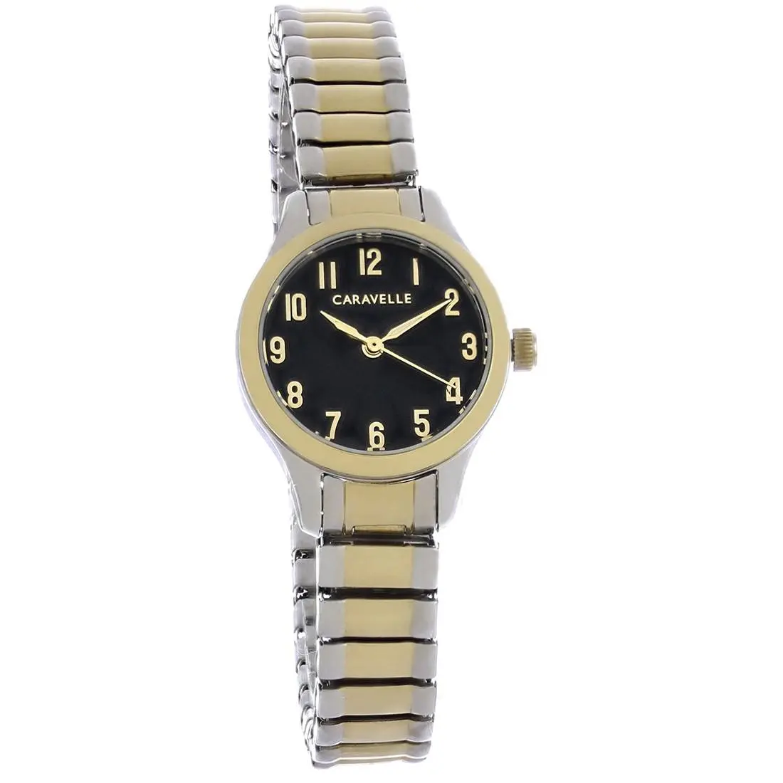 Caravelle  Traditional Women`s Two Tone Stainless Quartz Watch 45L185 by Bulova
