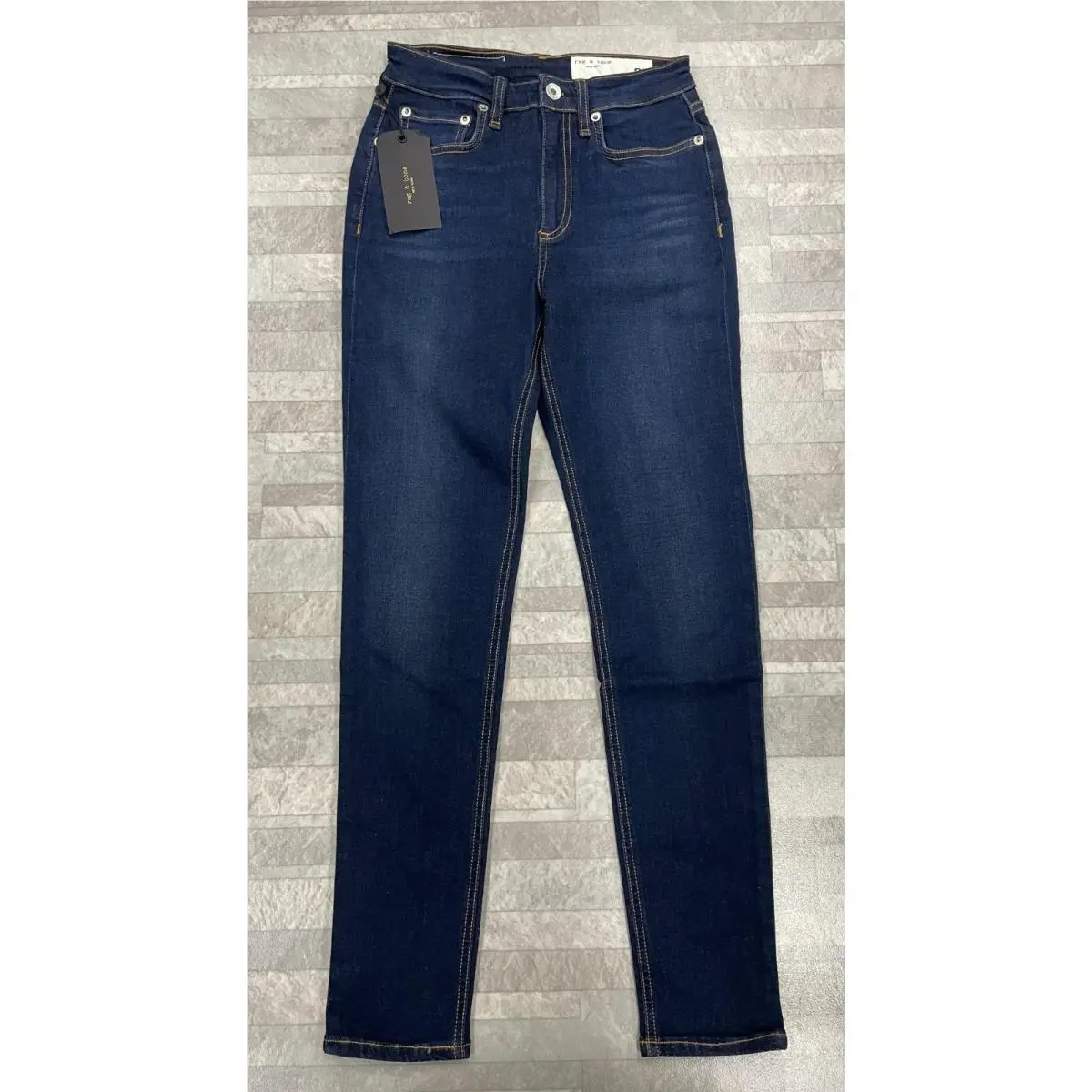 Rag Bone Nina High Rise Ankle Skinny In Carmen Size:23