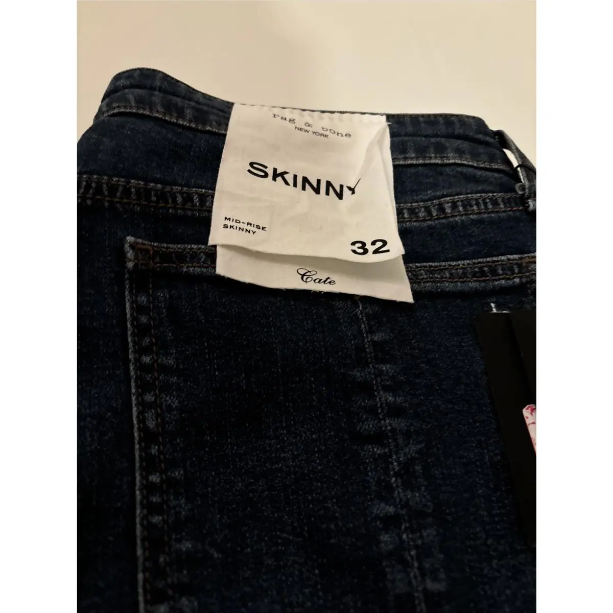 Rag and Bone Mens Jeans Size 32 Skinny Flat Front Stretch Zip