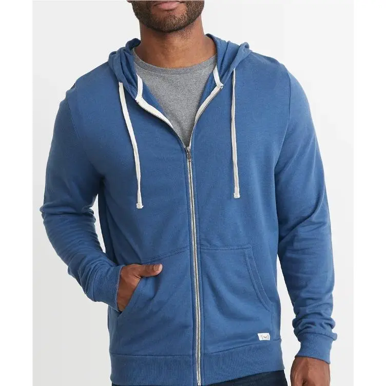 Rag Bone Men`s Afternoon Full Zip Hoodie In Faded Navy Size: X-large by Rag & Bone