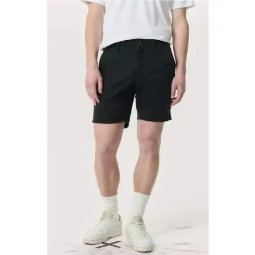 158 Rag Bone Standard Chino Shorts In Jet Black Size: 34